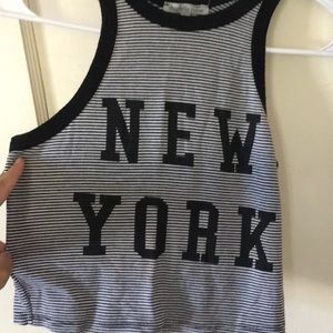 new york crop top